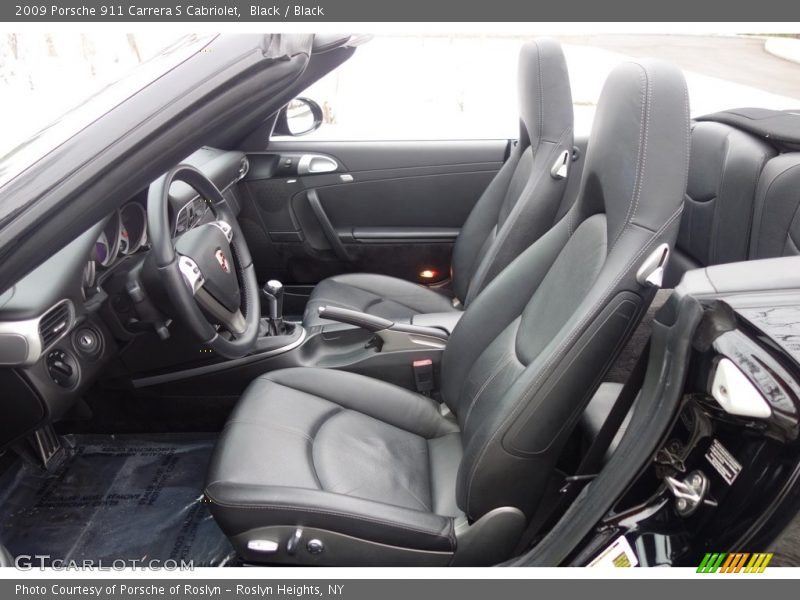 Black / Black 2009 Porsche 911 Carrera S Cabriolet