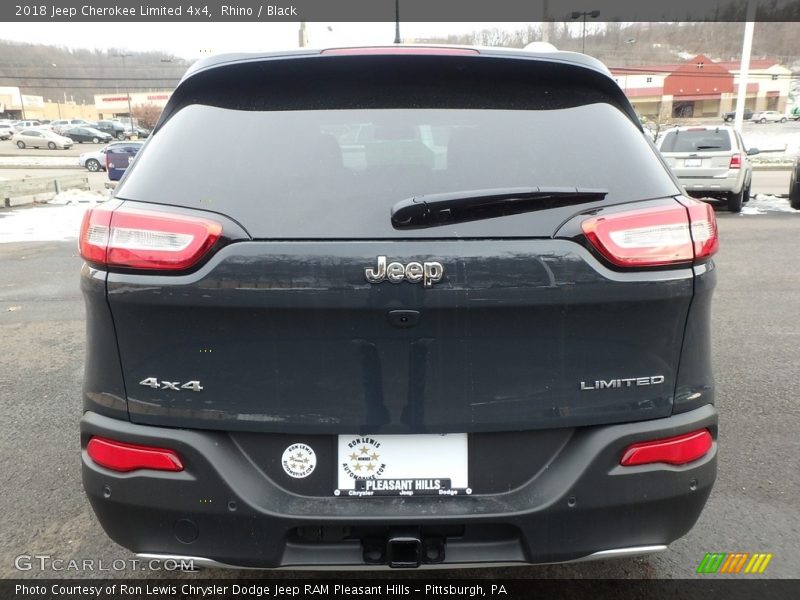 Rhino / Black 2018 Jeep Cherokee Limited 4x4