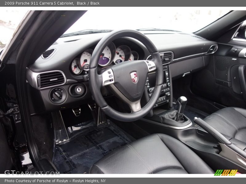 Black / Black 2009 Porsche 911 Carrera S Cabriolet