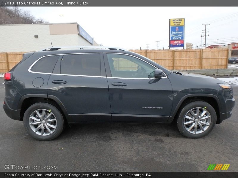 Rhino / Black 2018 Jeep Cherokee Limited 4x4