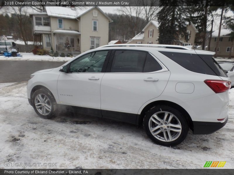 Summit White / Medium Ash Gray 2018 Chevrolet Equinox Premier AWD