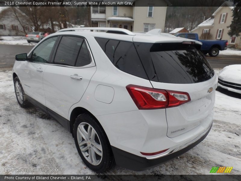 Summit White / Medium Ash Gray 2018 Chevrolet Equinox Premier AWD