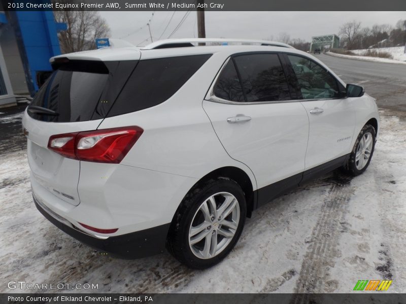 Summit White / Medium Ash Gray 2018 Chevrolet Equinox Premier AWD