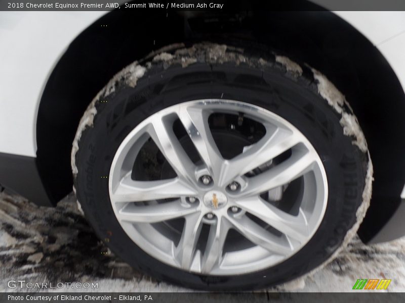 Summit White / Medium Ash Gray 2018 Chevrolet Equinox Premier AWD
