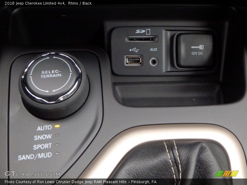Rhino / Black 2018 Jeep Cherokee Limited 4x4