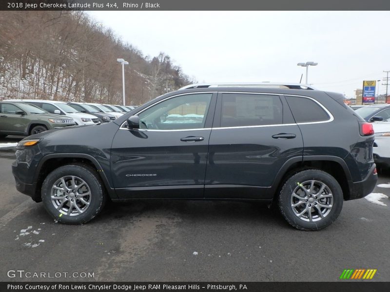 Rhino / Black 2018 Jeep Cherokee Latitude Plus 4x4