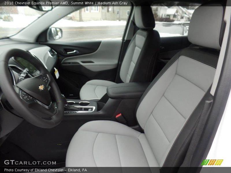 Summit White / Medium Ash Gray 2018 Chevrolet Equinox Premier AWD