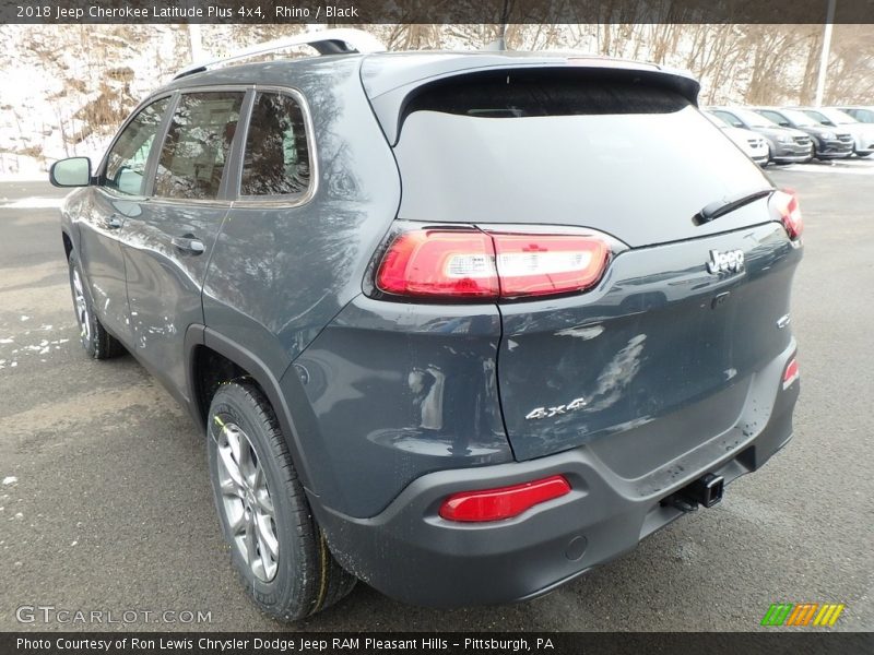 Rhino / Black 2018 Jeep Cherokee Latitude Plus 4x4