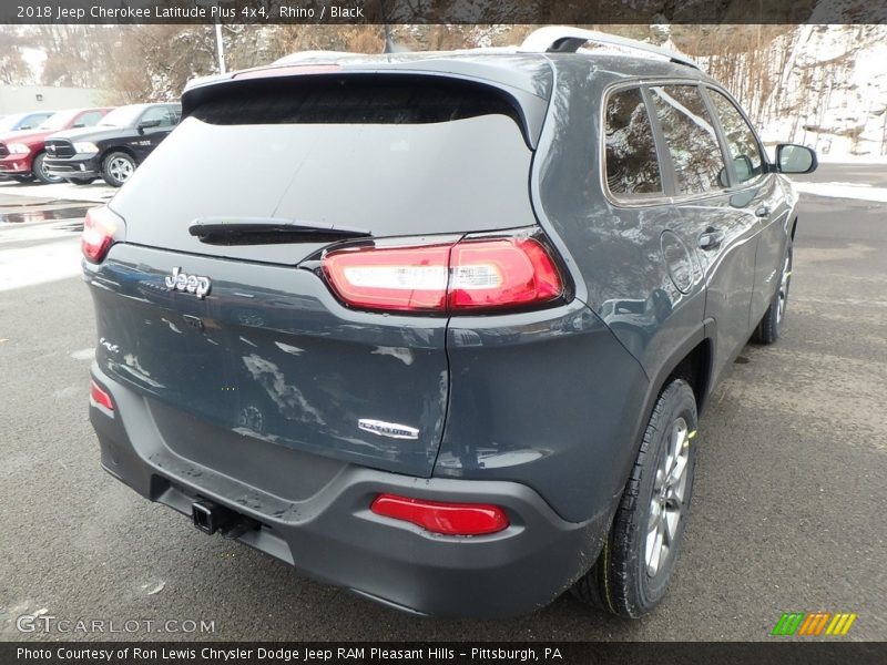 Rhino / Black 2018 Jeep Cherokee Latitude Plus 4x4