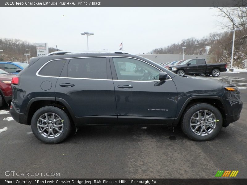 Rhino / Black 2018 Jeep Cherokee Latitude Plus 4x4