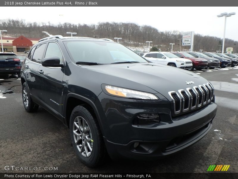 Rhino / Black 2018 Jeep Cherokee Latitude Plus 4x4