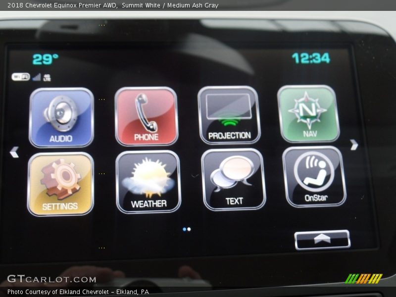 Summit White / Medium Ash Gray 2018 Chevrolet Equinox Premier AWD