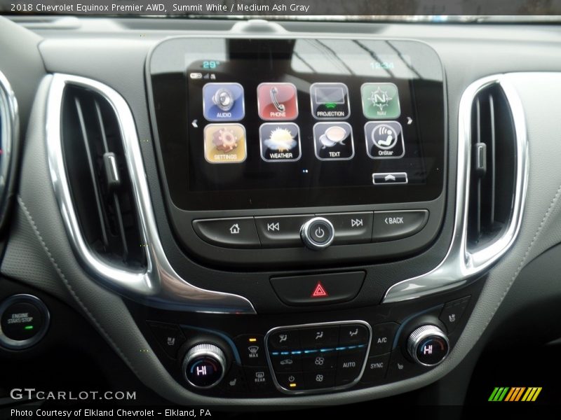 Summit White / Medium Ash Gray 2018 Chevrolet Equinox Premier AWD