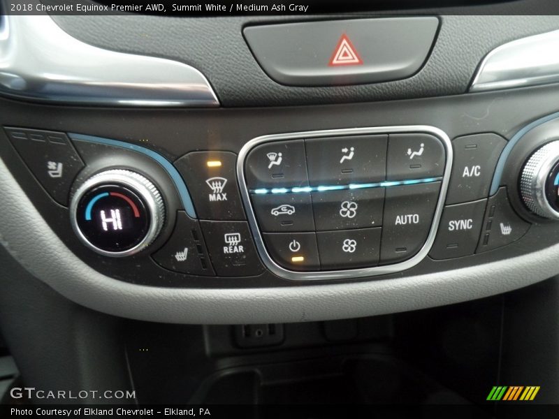 Summit White / Medium Ash Gray 2018 Chevrolet Equinox Premier AWD