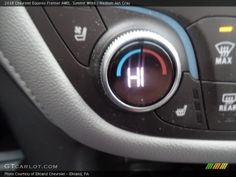Summit White / Medium Ash Gray 2018 Chevrolet Equinox Premier AWD