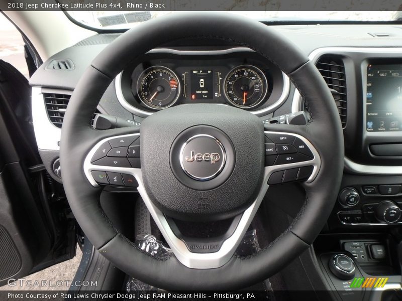 Rhino / Black 2018 Jeep Cherokee Latitude Plus 4x4