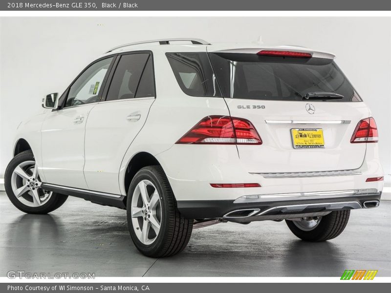Black / Black 2018 Mercedes-Benz GLE 350