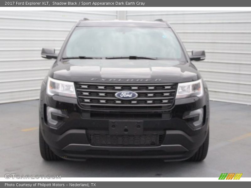 Shadow Black / Sport Appearance Dark Earth Gray 2017 Ford Explorer XLT