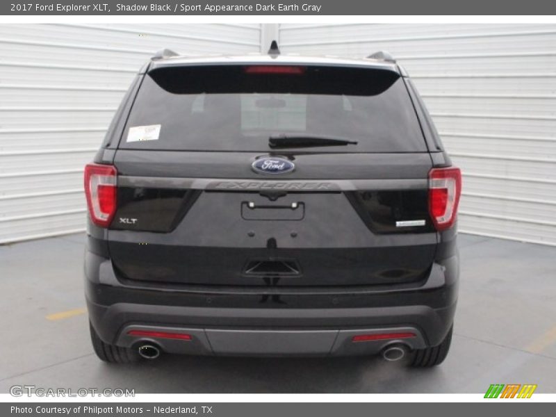 Shadow Black / Sport Appearance Dark Earth Gray 2017 Ford Explorer XLT