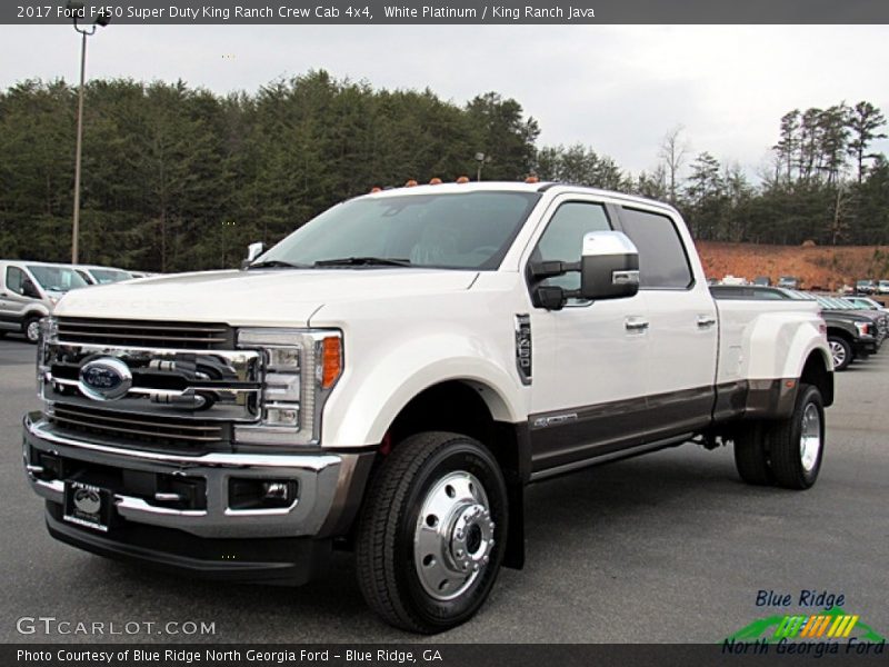 White Platinum / King Ranch Java 2017 Ford F450 Super Duty King Ranch Crew Cab 4x4