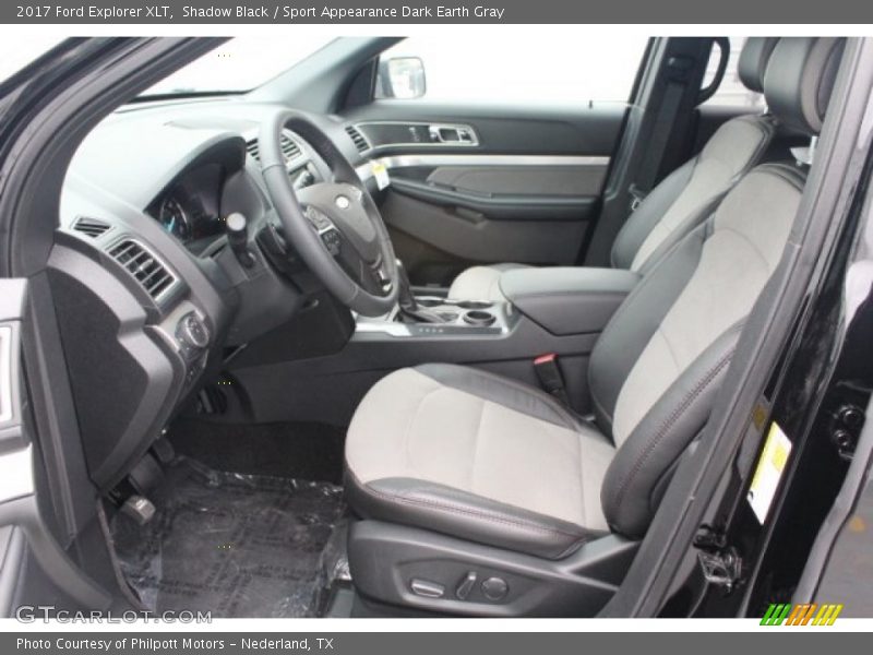 Shadow Black / Sport Appearance Dark Earth Gray 2017 Ford Explorer XLT
