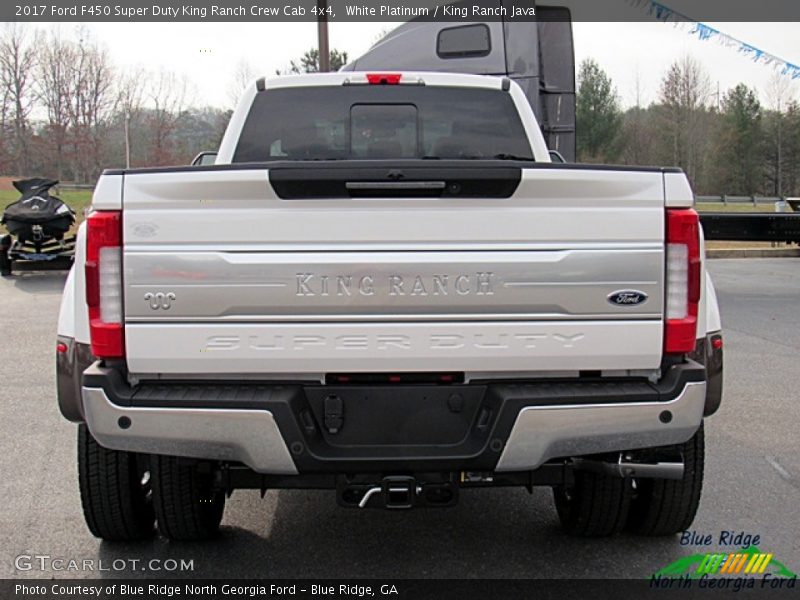 White Platinum / King Ranch Java 2017 Ford F450 Super Duty King Ranch Crew Cab 4x4