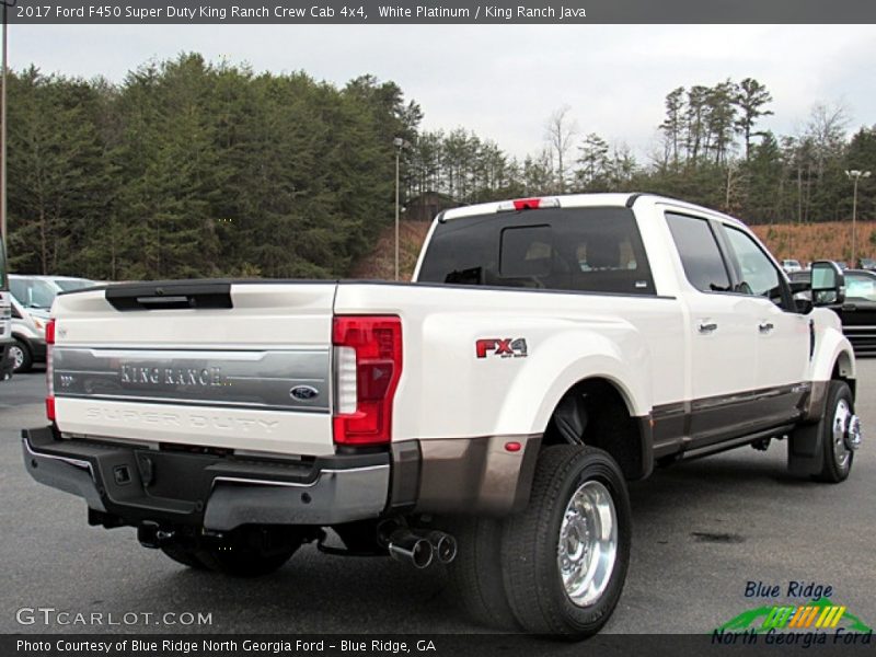 White Platinum / King Ranch Java 2017 Ford F450 Super Duty King Ranch Crew Cab 4x4