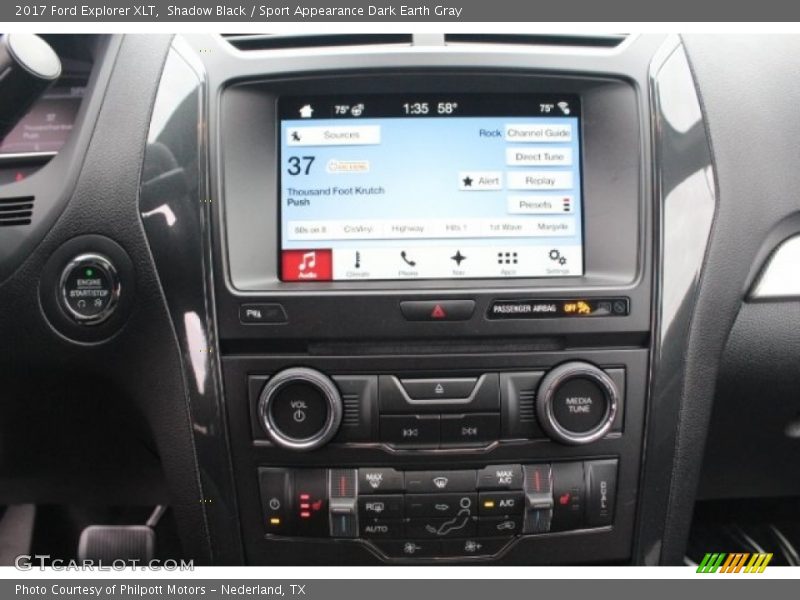 Shadow Black / Sport Appearance Dark Earth Gray 2017 Ford Explorer XLT