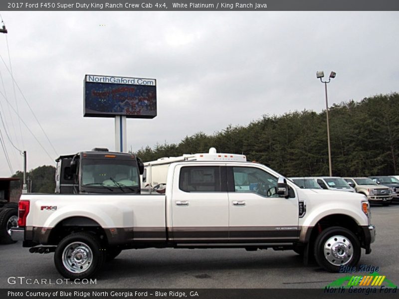 White Platinum / King Ranch Java 2017 Ford F450 Super Duty King Ranch Crew Cab 4x4