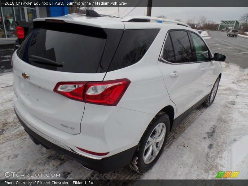 Summit White / Medium Ash Gray 2018 Chevrolet Equinox LT AWD