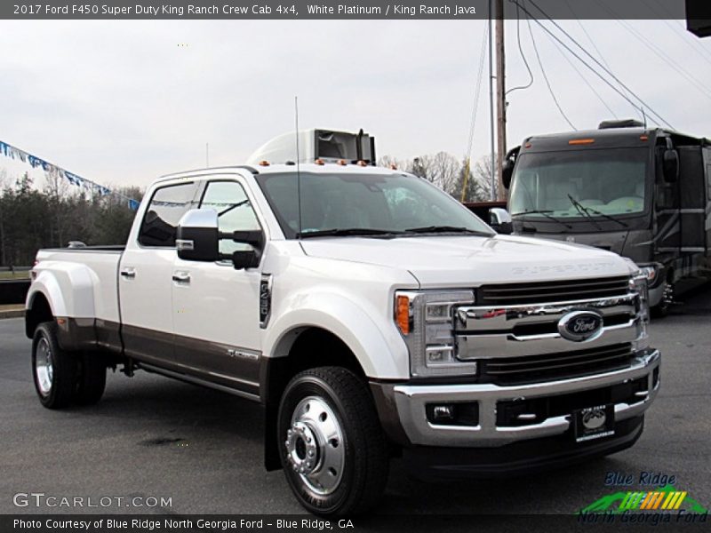 White Platinum / King Ranch Java 2017 Ford F450 Super Duty King Ranch Crew Cab 4x4