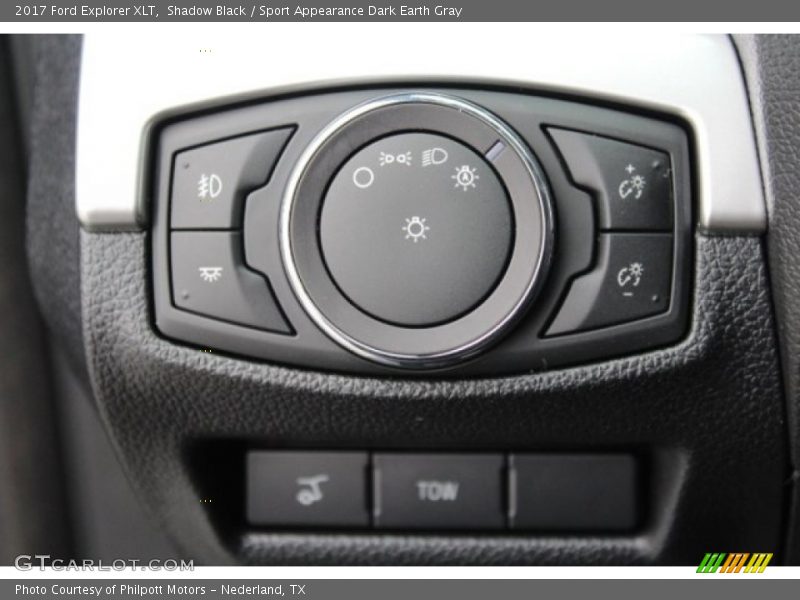 Shadow Black / Sport Appearance Dark Earth Gray 2017 Ford Explorer XLT