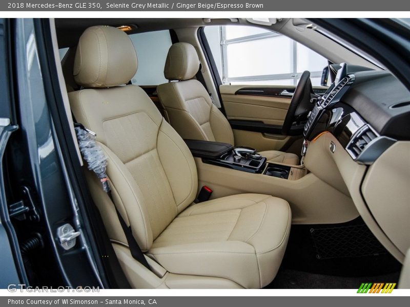 Selenite Grey Metallic / Ginger Beige/Espresso Brown 2018 Mercedes-Benz GLE 350