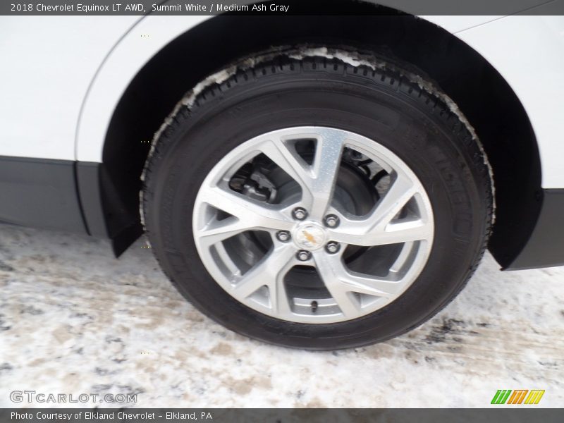 Summit White / Medium Ash Gray 2018 Chevrolet Equinox LT AWD