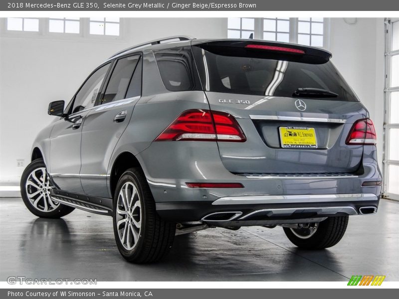Selenite Grey Metallic / Ginger Beige/Espresso Brown 2018 Mercedes-Benz GLE 350