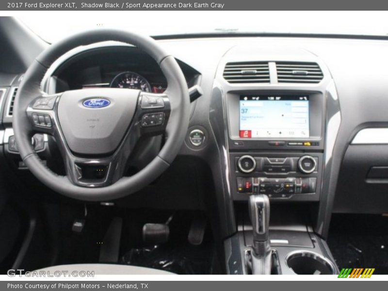 Shadow Black / Sport Appearance Dark Earth Gray 2017 Ford Explorer XLT