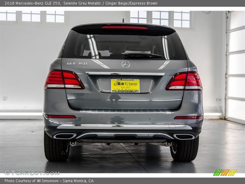 Selenite Grey Metallic / Ginger Beige/Espresso Brown 2018 Mercedes-Benz GLE 350