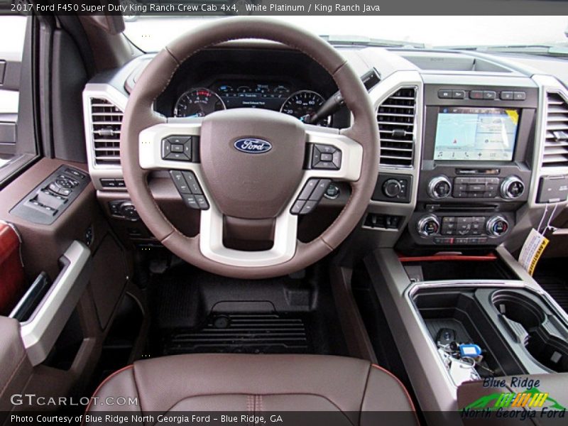 White Platinum / King Ranch Java 2017 Ford F450 Super Duty King Ranch Crew Cab 4x4