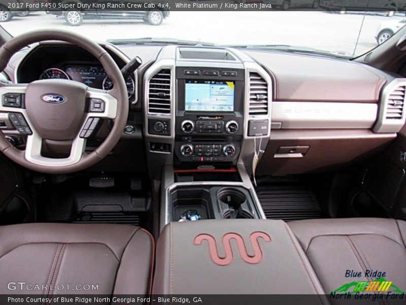 White Platinum / King Ranch Java 2017 Ford F450 Super Duty King Ranch Crew Cab 4x4
