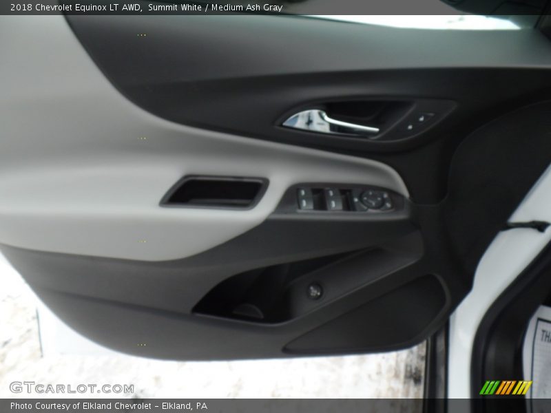 Summit White / Medium Ash Gray 2018 Chevrolet Equinox LT AWD