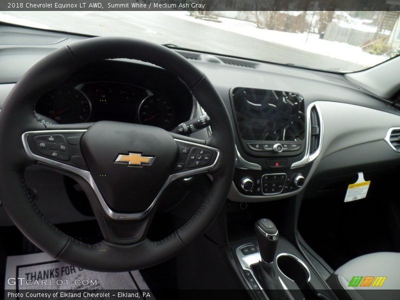 Summit White / Medium Ash Gray 2018 Chevrolet Equinox LT AWD