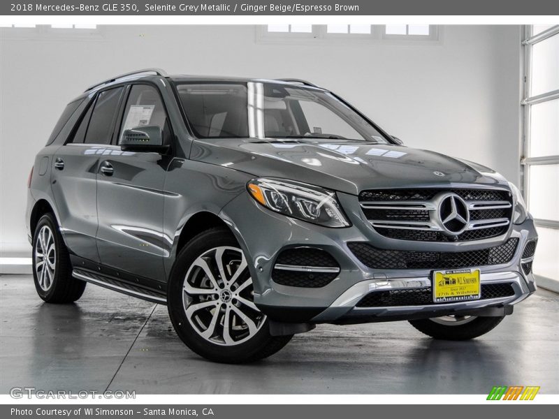 Selenite Grey Metallic / Ginger Beige/Espresso Brown 2018 Mercedes-Benz GLE 350