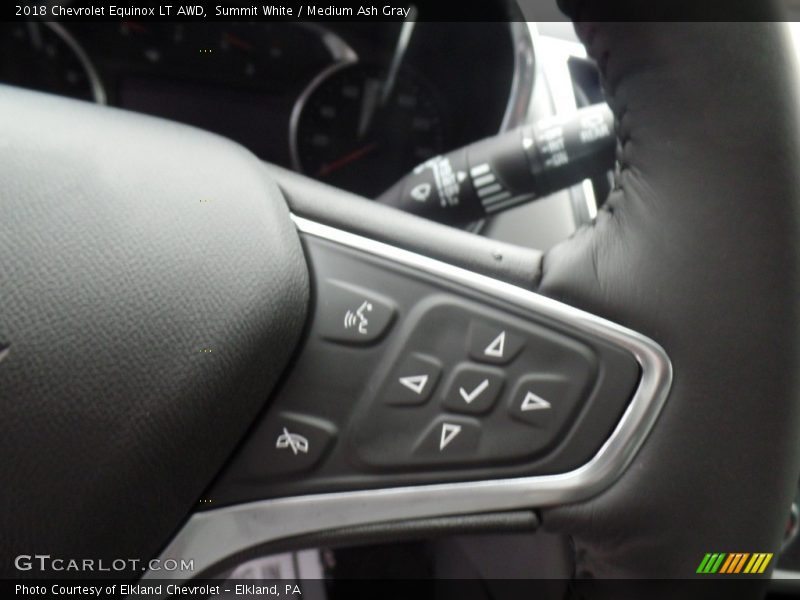 Summit White / Medium Ash Gray 2018 Chevrolet Equinox LT AWD