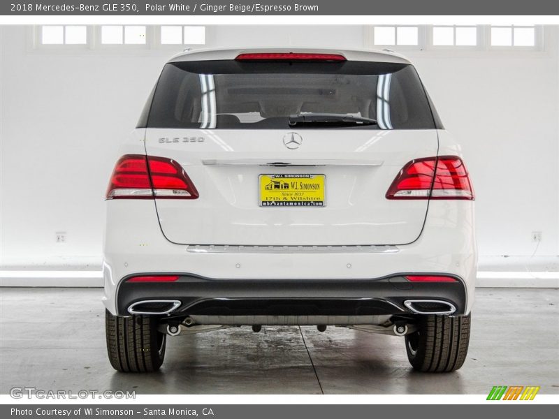Polar White / Ginger Beige/Espresso Brown 2018 Mercedes-Benz GLE 350