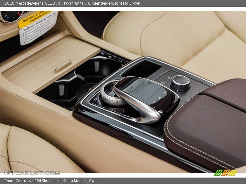 Polar White / Ginger Beige/Espresso Brown 2018 Mercedes-Benz GLE 350