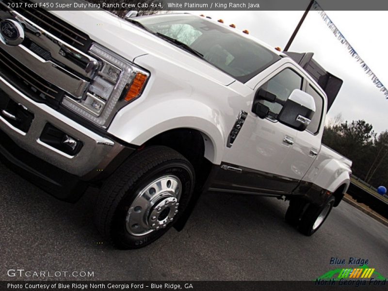 White Platinum / King Ranch Java 2017 Ford F450 Super Duty King Ranch Crew Cab 4x4