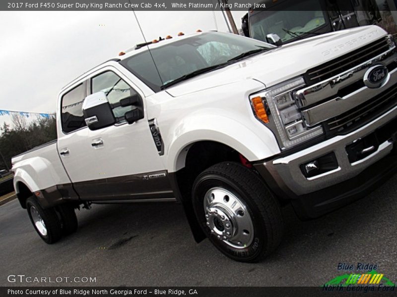 White Platinum / King Ranch Java 2017 Ford F450 Super Duty King Ranch Crew Cab 4x4