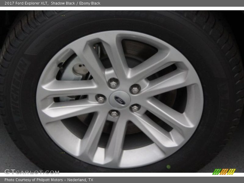 Shadow Black / Ebony Black 2017 Ford Explorer XLT