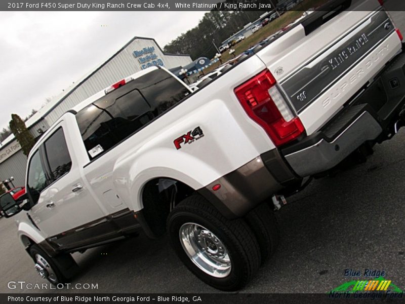 White Platinum / King Ranch Java 2017 Ford F450 Super Duty King Ranch Crew Cab 4x4