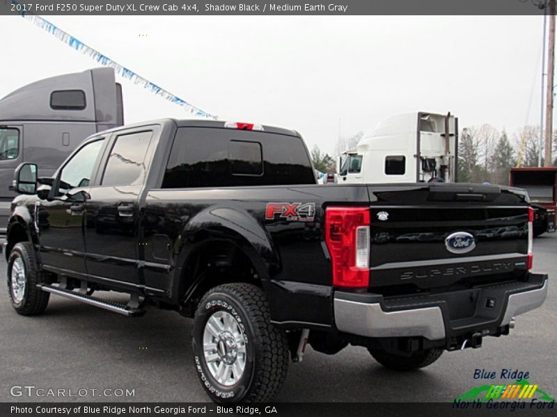 Shadow Black / Medium Earth Gray 2017 Ford F250 Super Duty XL Crew Cab 4x4